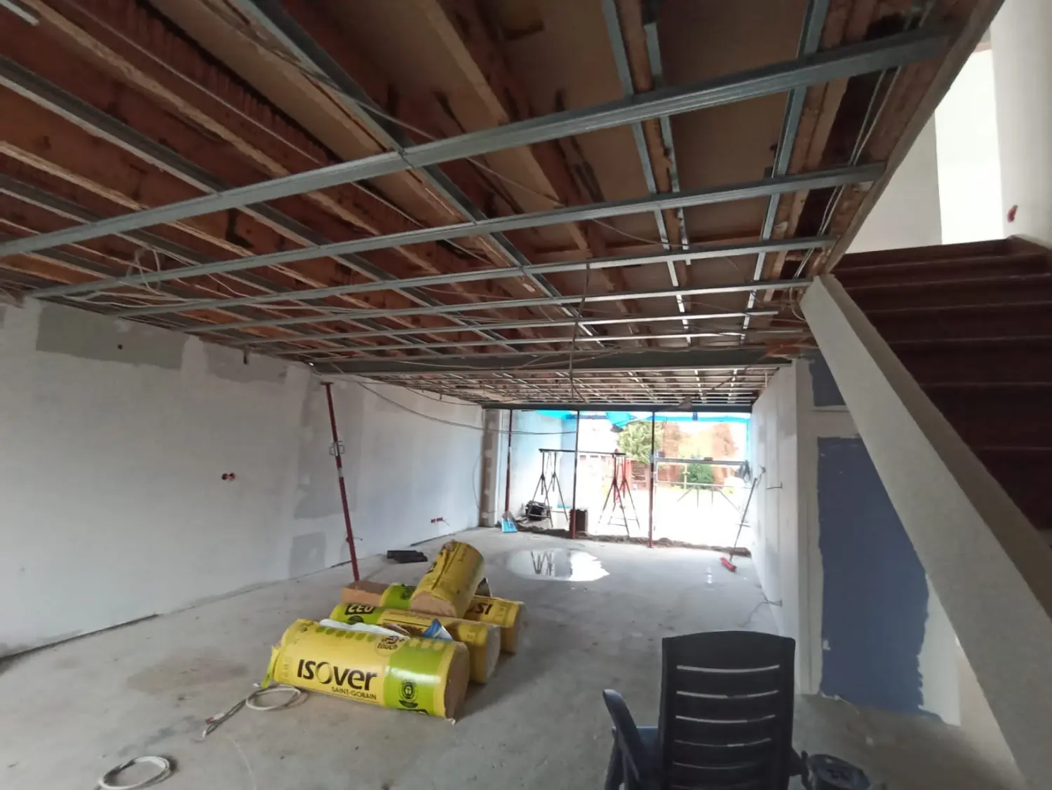 im Bau befindliches Haus von Zand