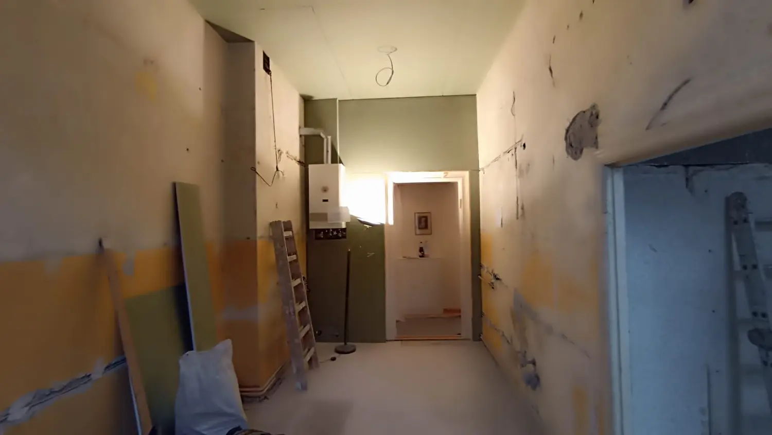 im Bau befindliches Haus von Zand