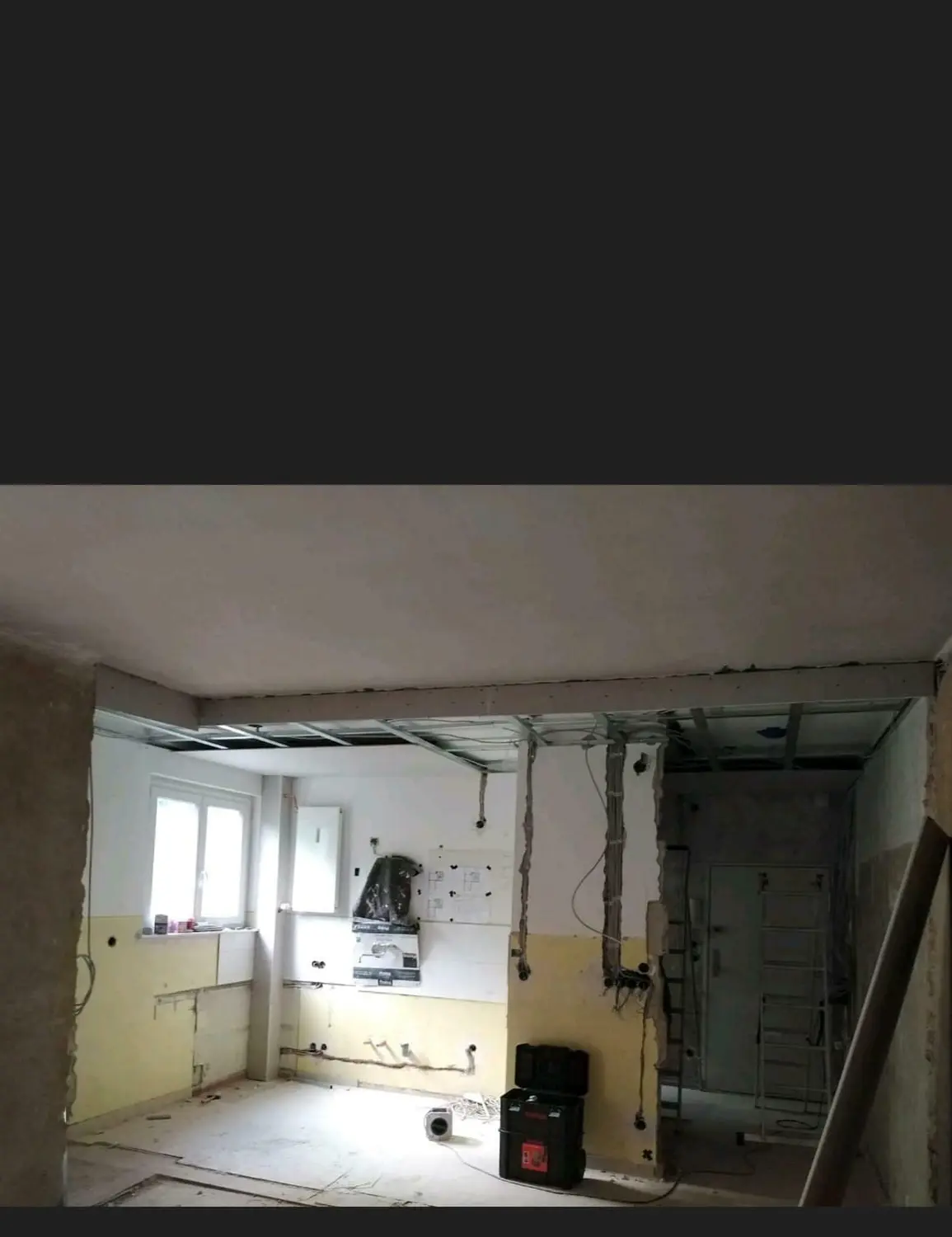 im Bau befindliches Haus von Zand