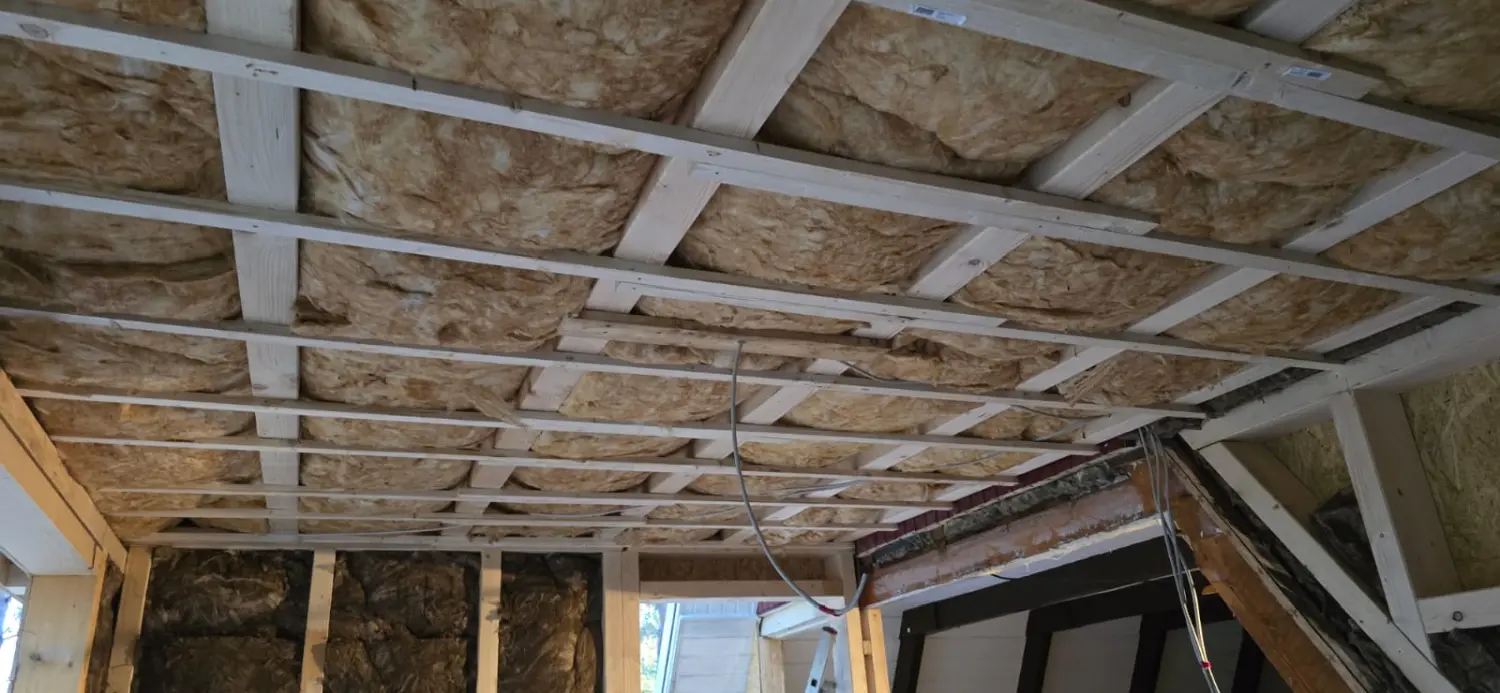 im Bau befindliches Haus von Zand