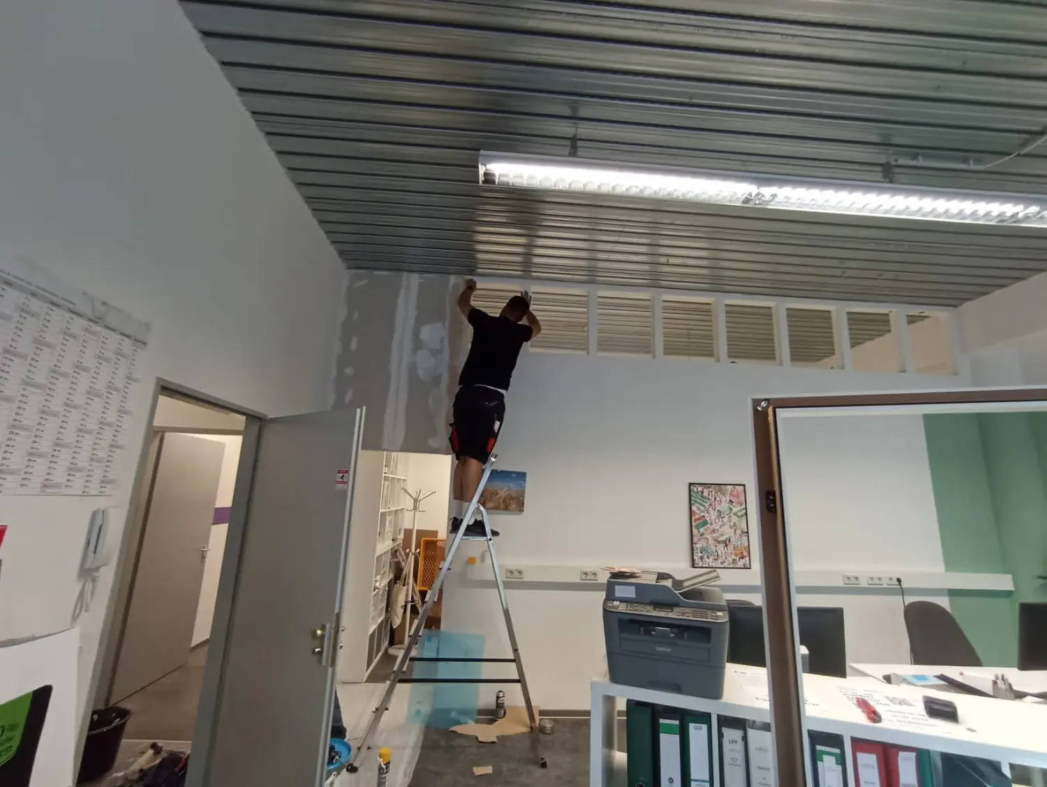 im Bau befindliches Haus von Zand