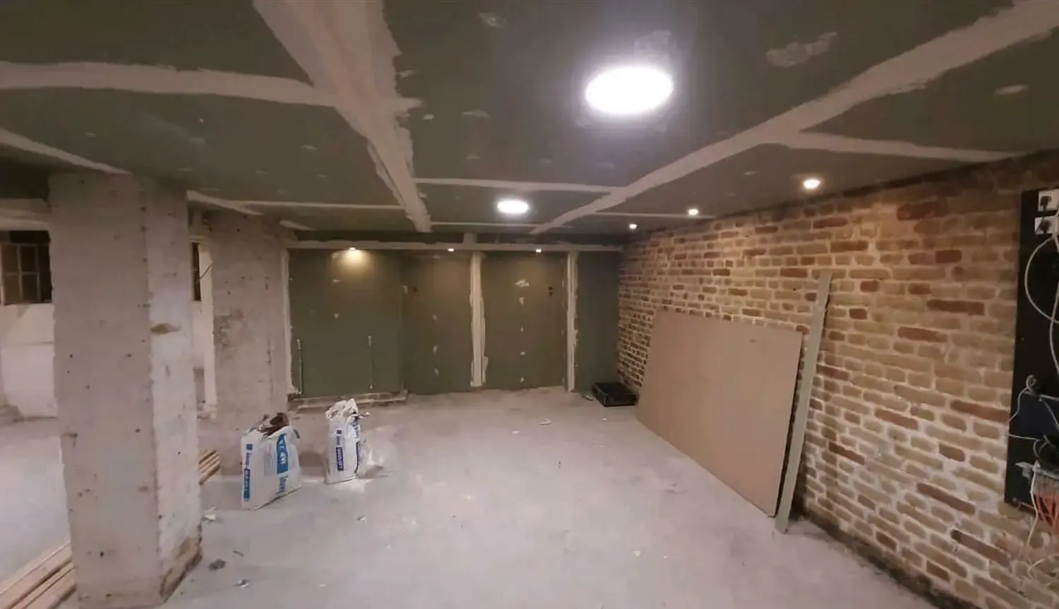 im Bau befindliches Haus von Zand